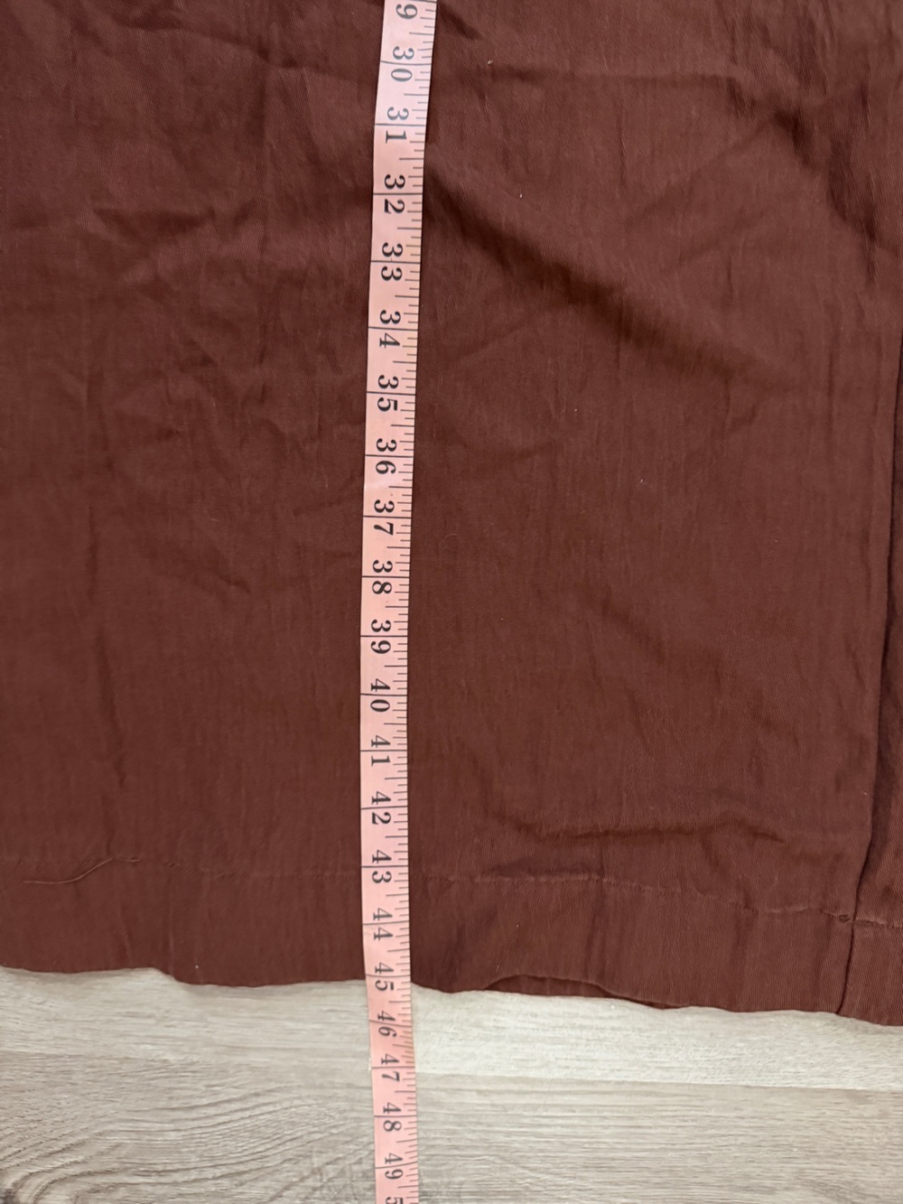 Zara Chocolate Brown V-Neck Long Sleeve Midi Dress - Picture 9 of 10